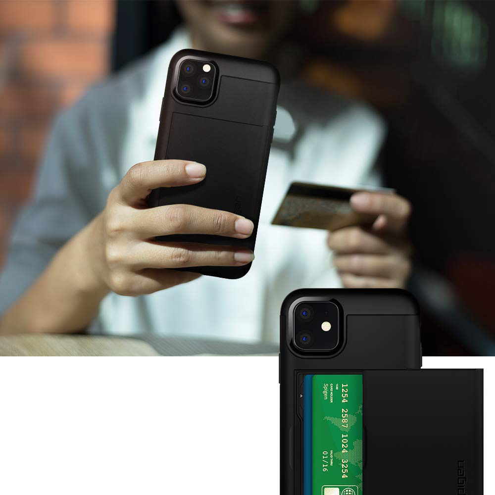 Oryginalne etui od marki Spigen z serii Slim Armor CS dla iPhone 11